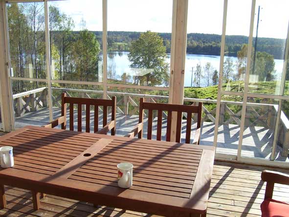 Wintergarten vom Ferienhaus Karlsson